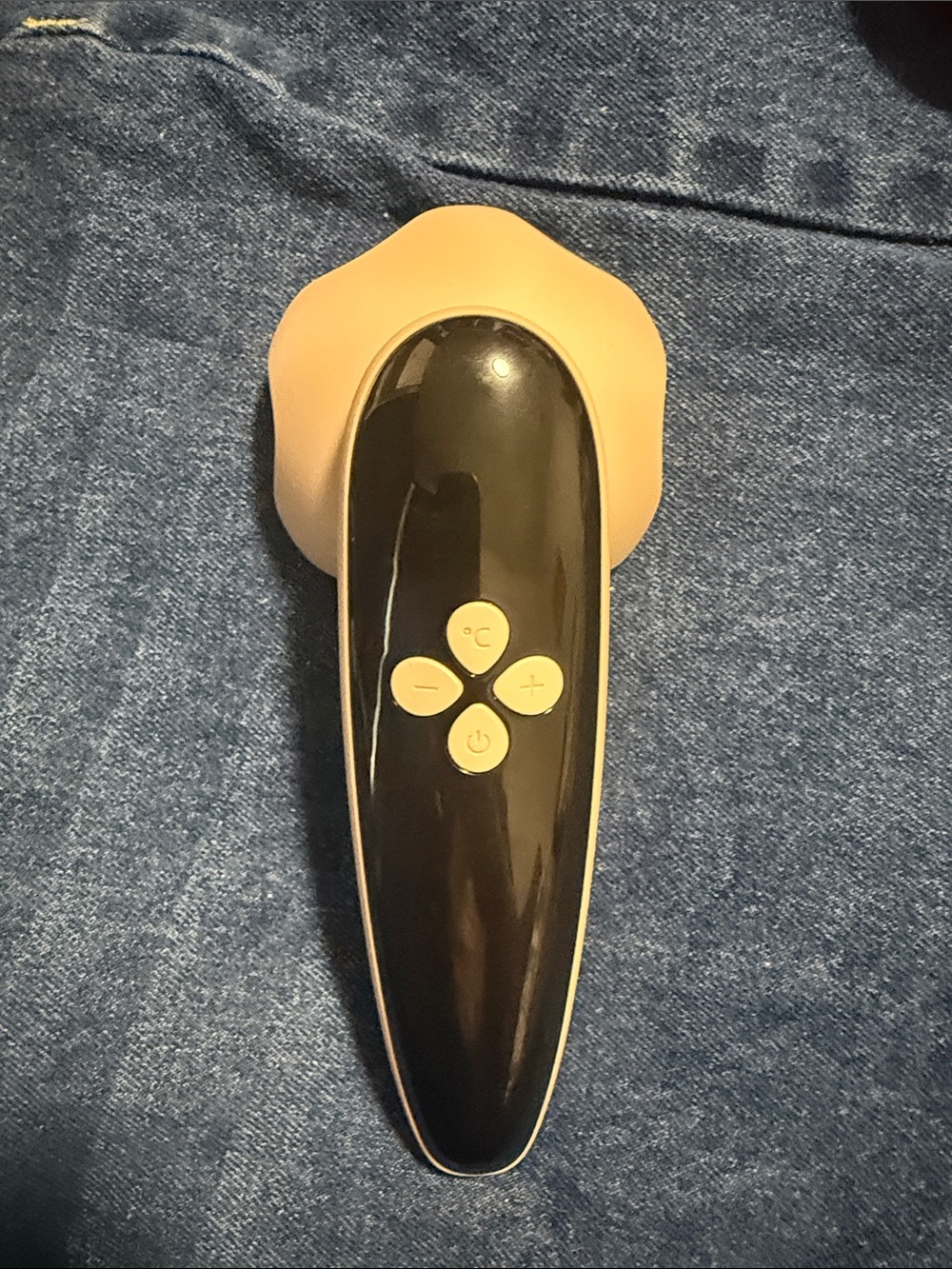 Amazon Black and Peach Handheld Bath & Body Massager